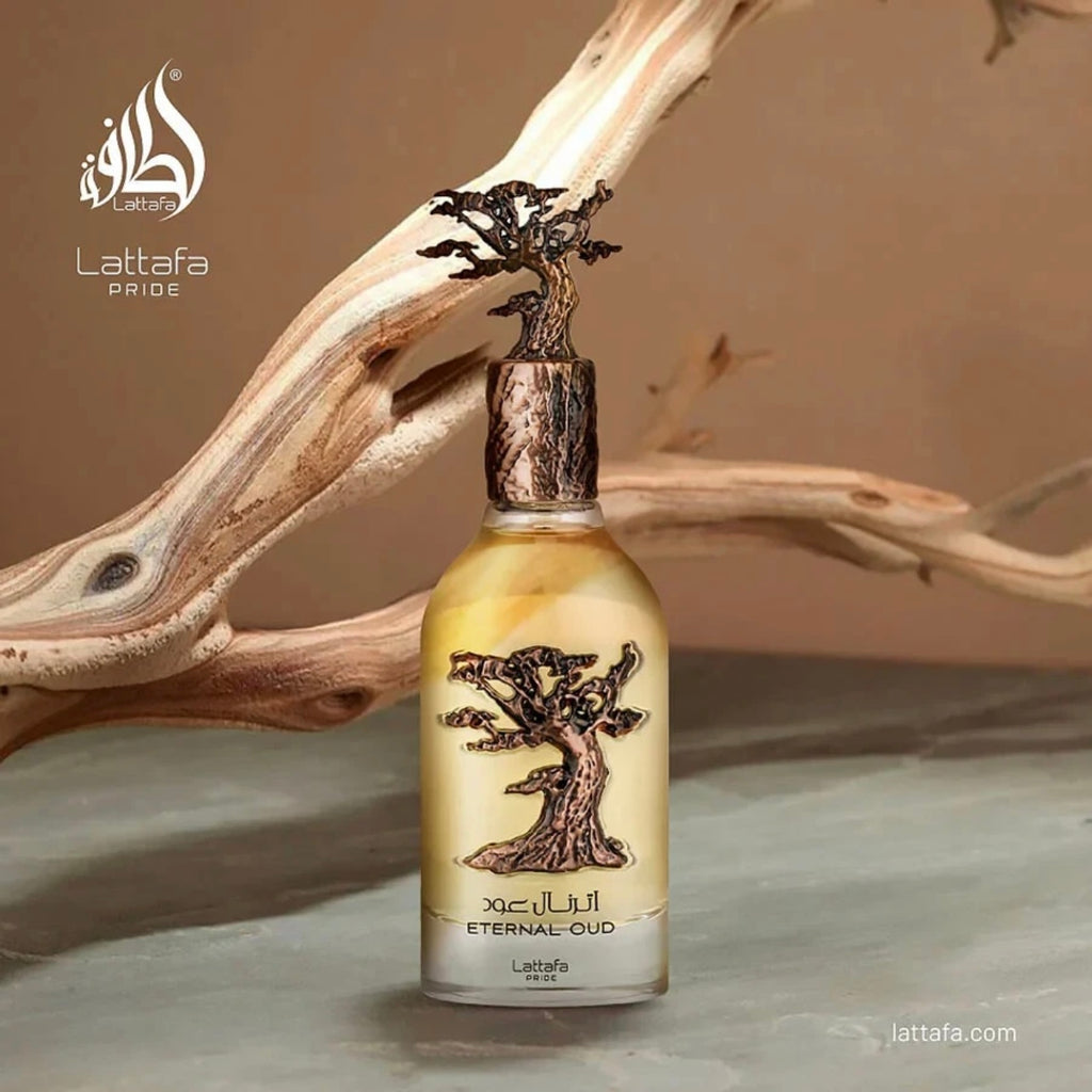NEW Eternal Oud Lattafa Perfume Spray Cologne EDP Eau De Parfum 100mL 3.4fl oz