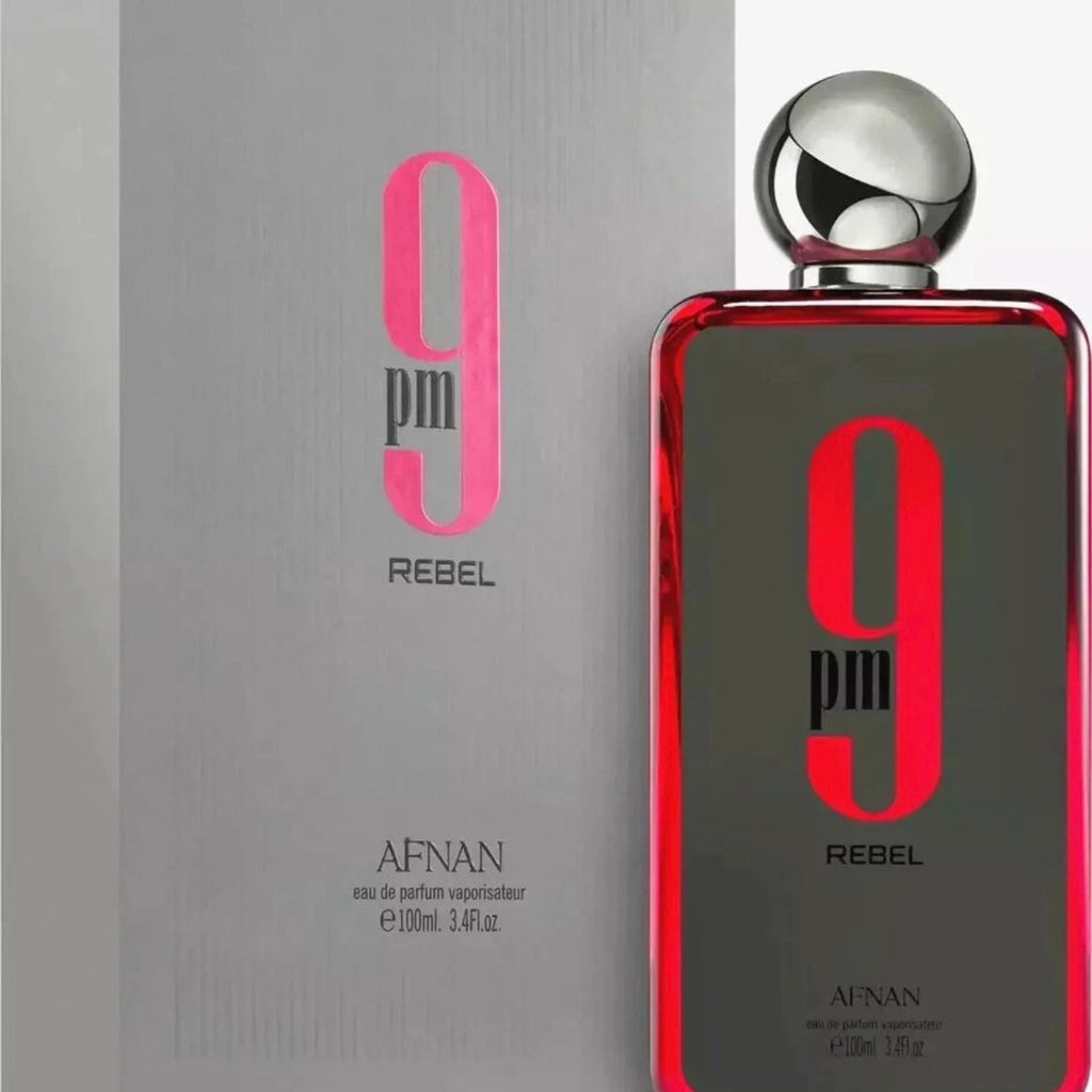 Afnan 9PM Rebel Perfume Cologne 100mL 3.4fl Oz EDP Eau De Parfum New Sealed Box