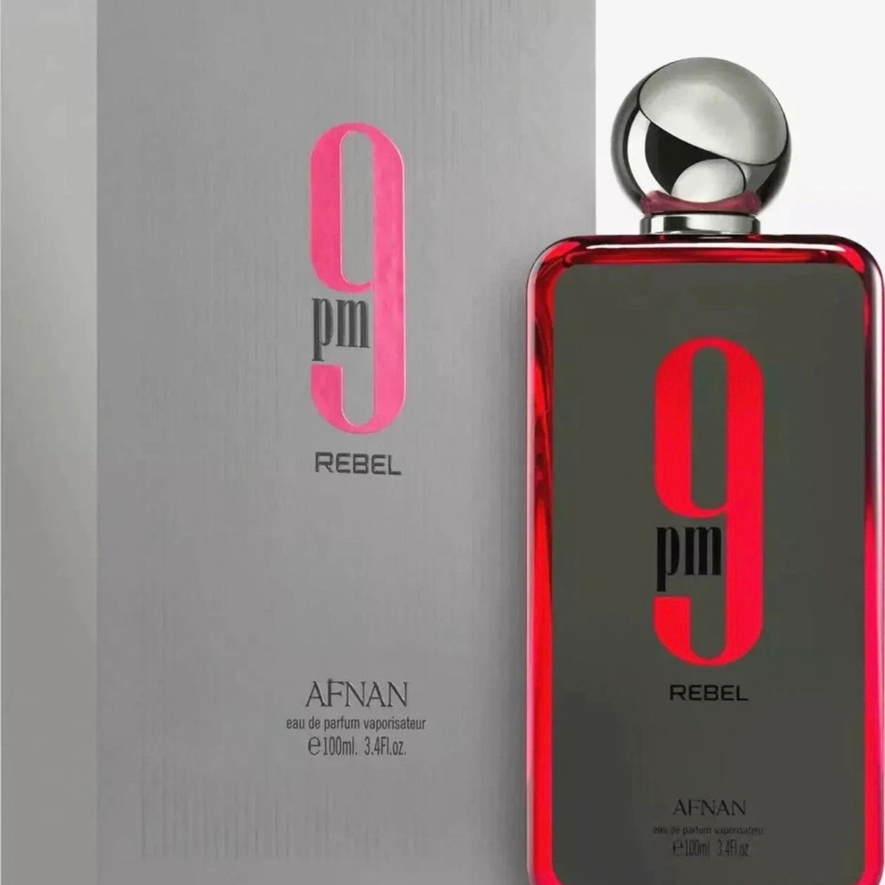Afnan 9PM Rebel Perfume Cologne 100mL 3.4fl Oz EDP Eau De Parfum New Sealed Box