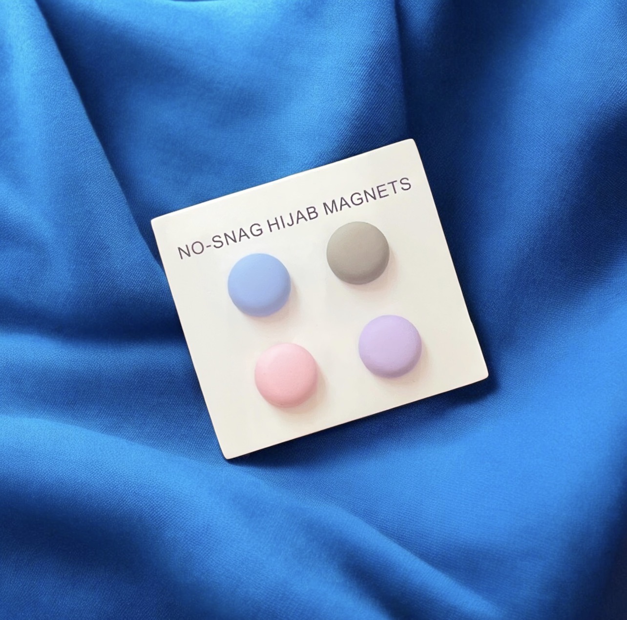 4 Pair Hijab Magnets - Pastels