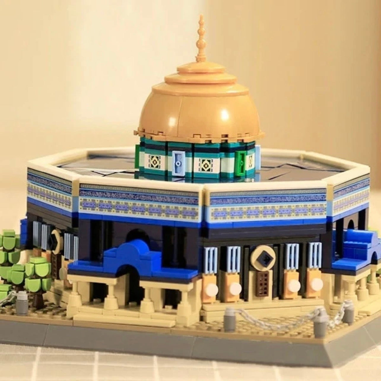 Dome Of The Rock Jerusalem Building Block Toys Set World Architecture - 983 Pcs