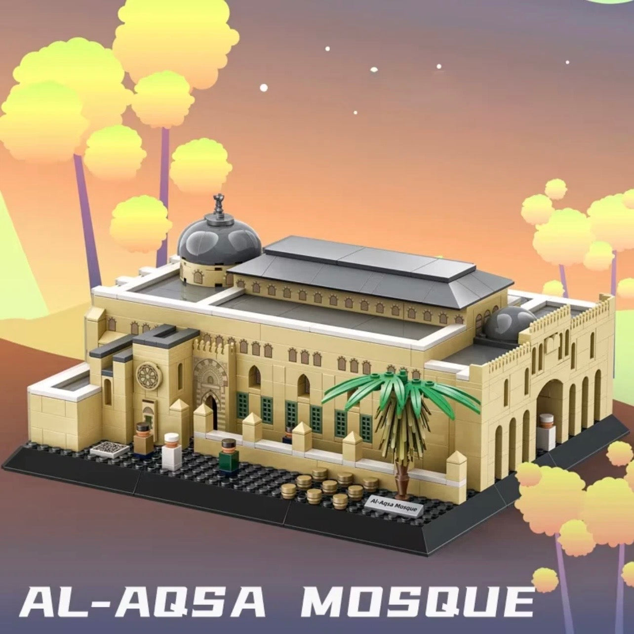 Al Aqsa Mosque Building Blocks Set Masjid Jerusalem - 768 pcs