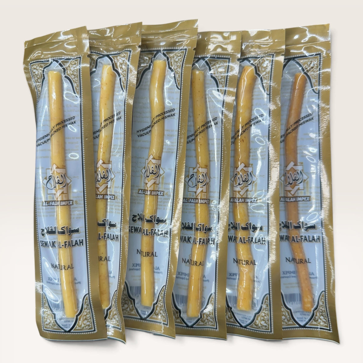 Al-Falah Natural Miswak Sticks | Sewak Toothbrush (THIN)