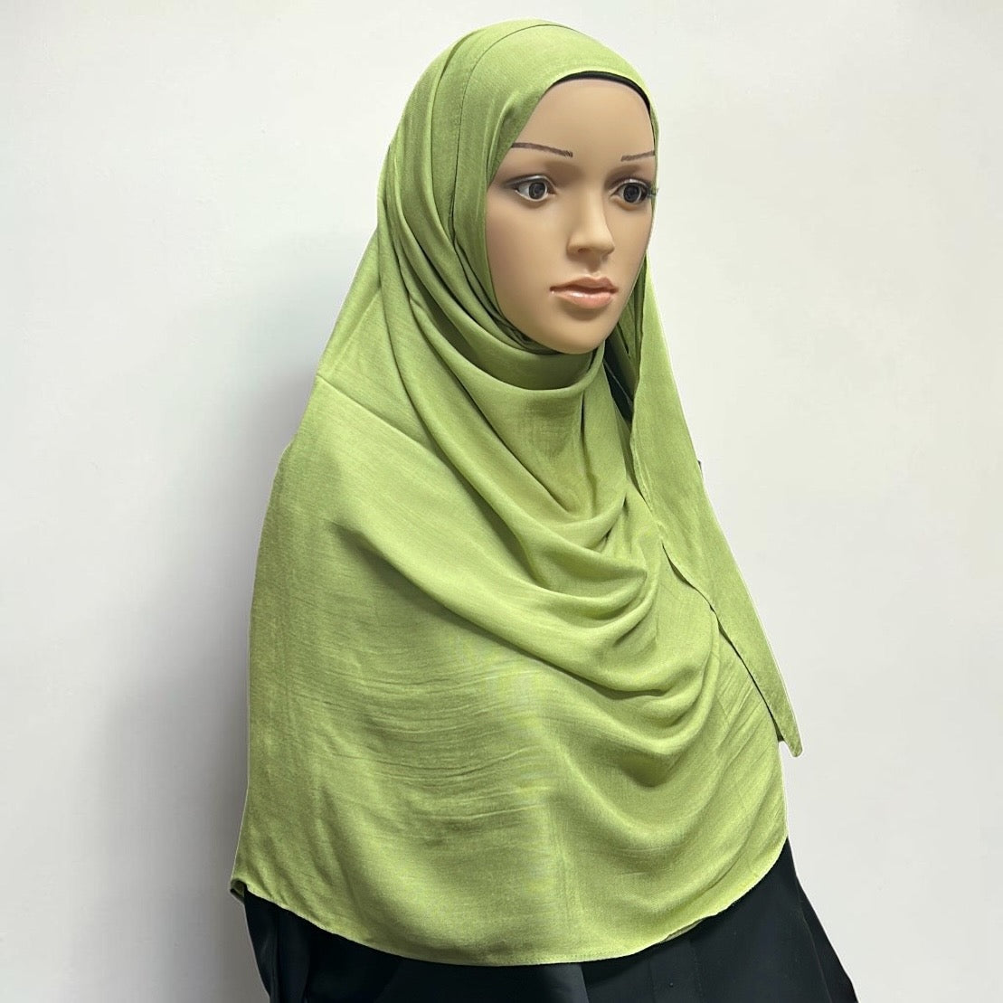 Matcha Standard Modal Hijab – Soft Non-Slip Muslim Hijab Scarf | All-Day Comfort