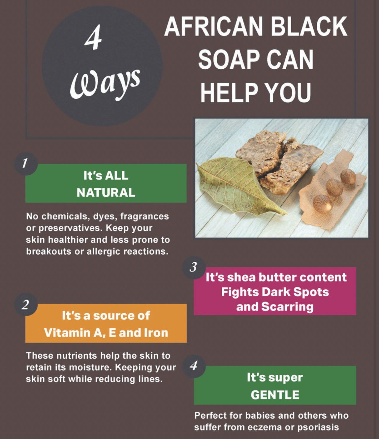 West African Liquid Black Soap - 8 oz.