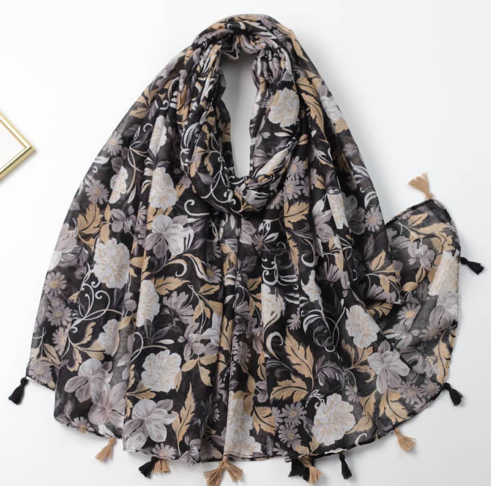 Printed Viscose Hijab - Mystic Falls