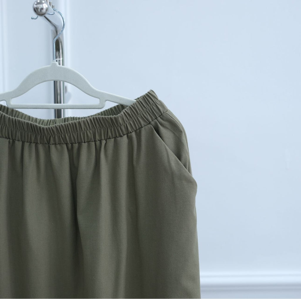 Women’s Solid Everyday Skirt with Pockets - 4 colors