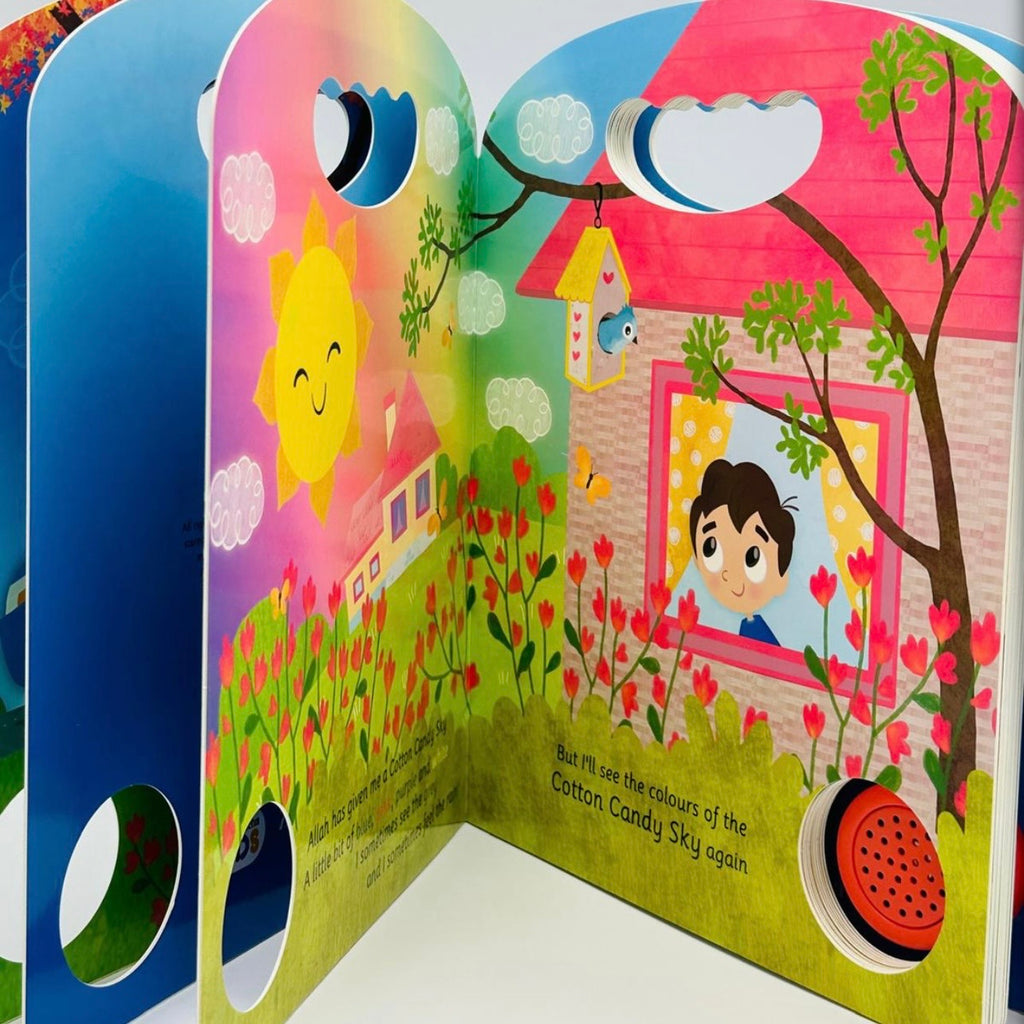 Cotton Candy Sky – Song Book | Interactive Islamic Nasheed Book for Kids