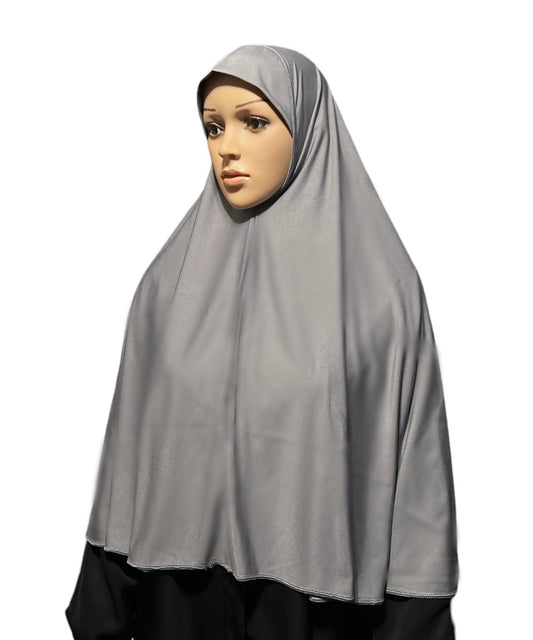 XXL Lycra Hijab - Space Gray
