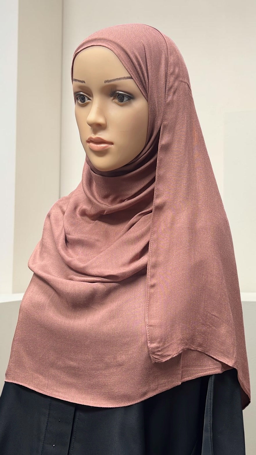 Chestnut Standard Modal Hijab – Soft Non-Slip Muslim Hijab Scarf | All-Day Comfort