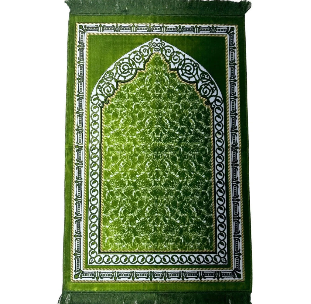 Wide Prayer Rug - Green