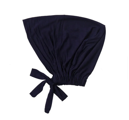 Full Tie-Back Cap - Navy Blue