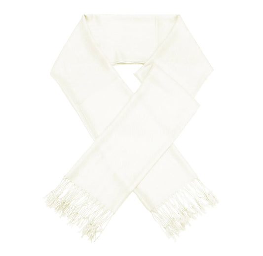 Solid Pashmina - Off-White