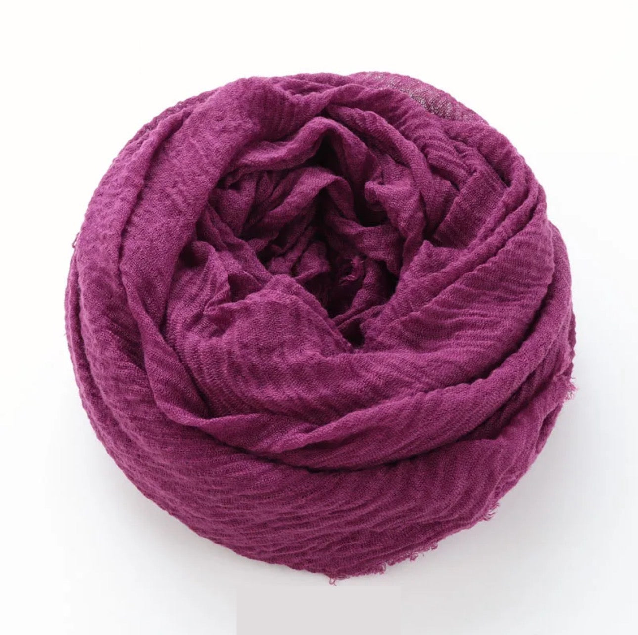 Cotton Crinkle - Tyrian Purple