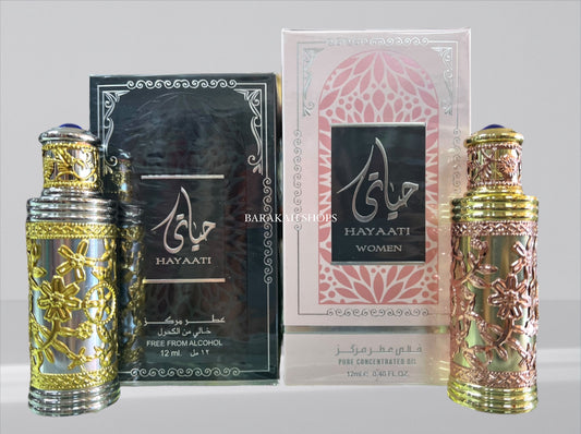 HIS & HERS BUNDLE Hayaati & Hayaati Women Perfume Oils - 12ml