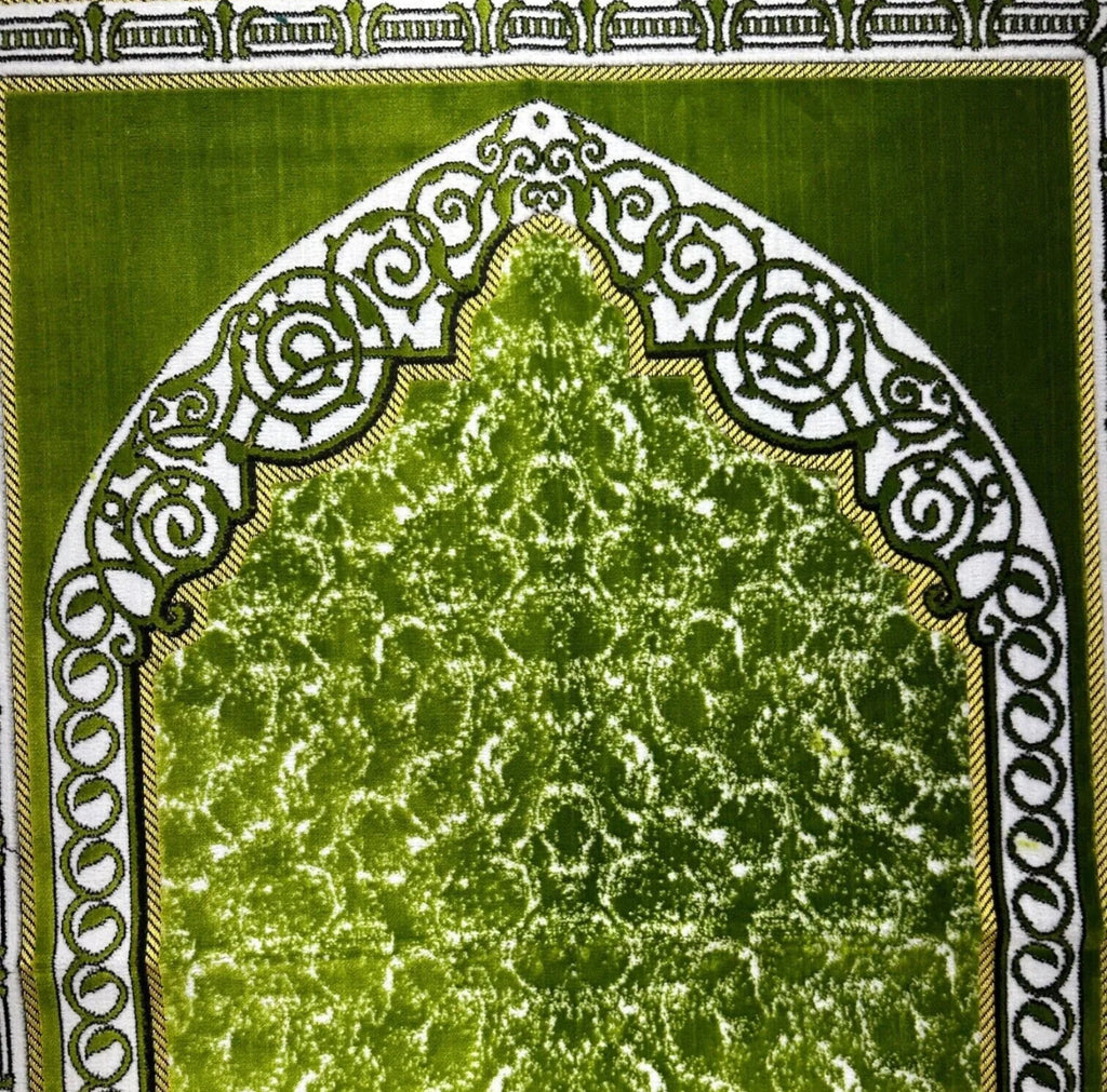 Wide Prayer Rug - Green