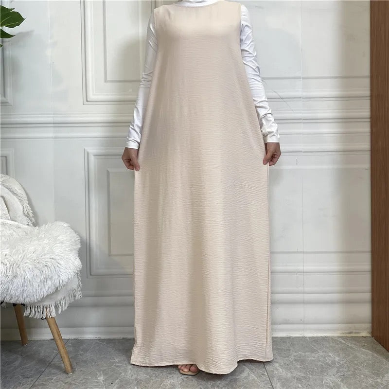 2 pc Crinkle Abaya Set