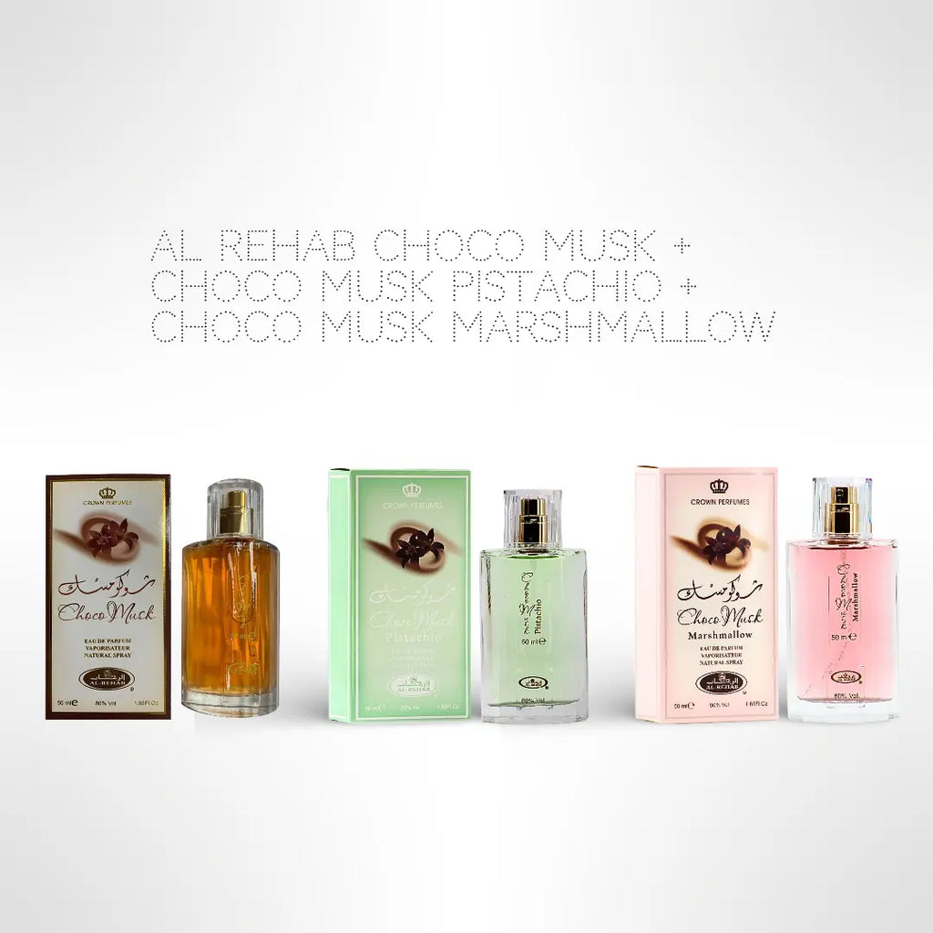 (3 Pack) Choco Musk + Choco Musk Pistachio + Choco Musk Marshmallow 50mL each