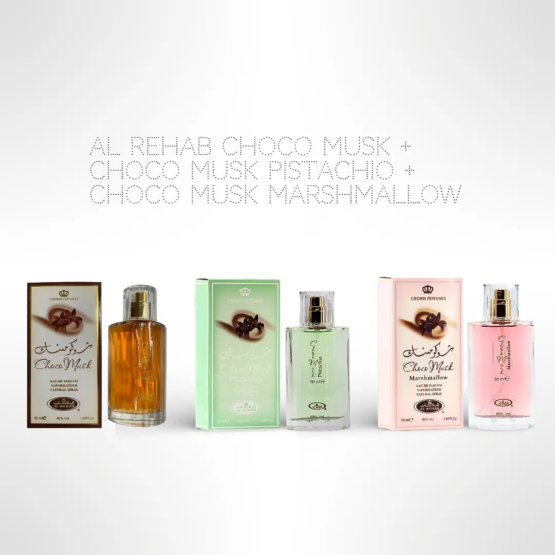 (3 Pack) Choco Musk + Choco Musk Pistachio + Choco Musk Marshmallow 50mL each