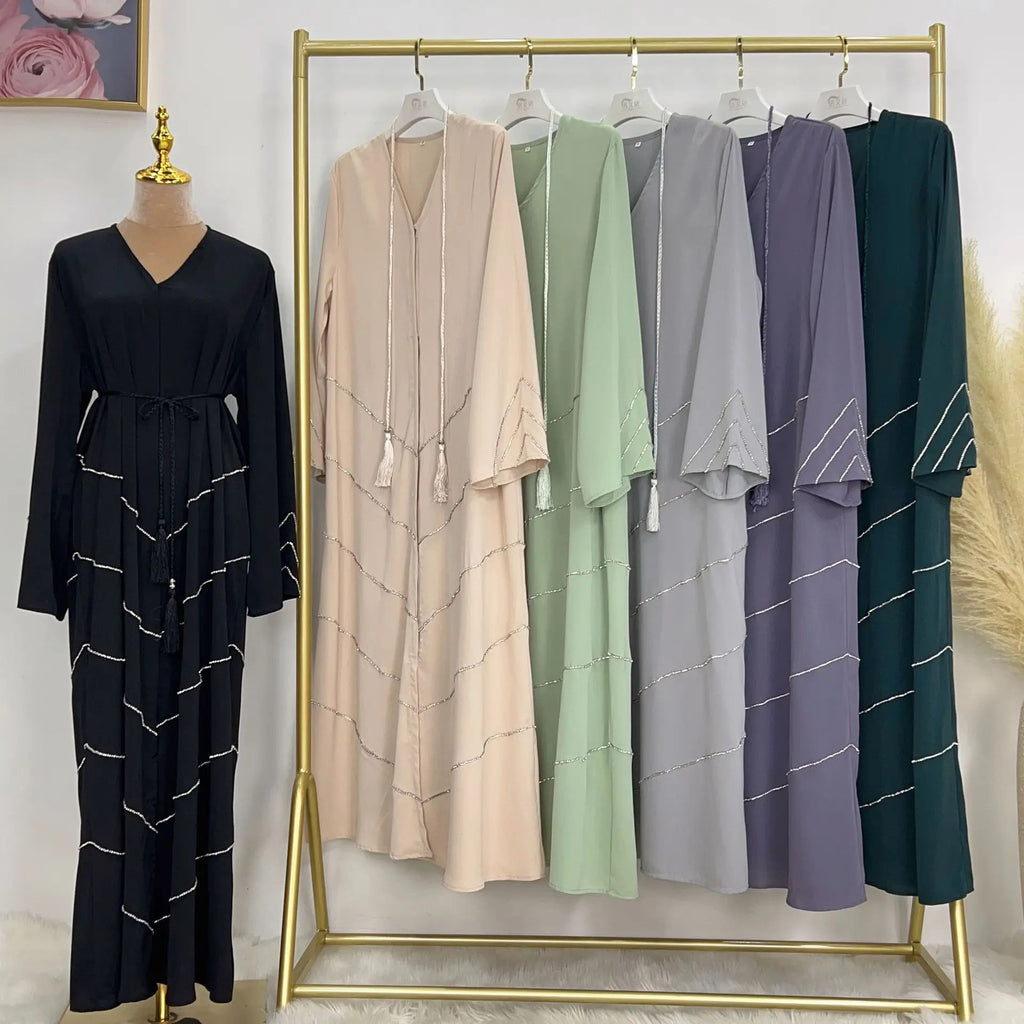 Rhinestone Abaya