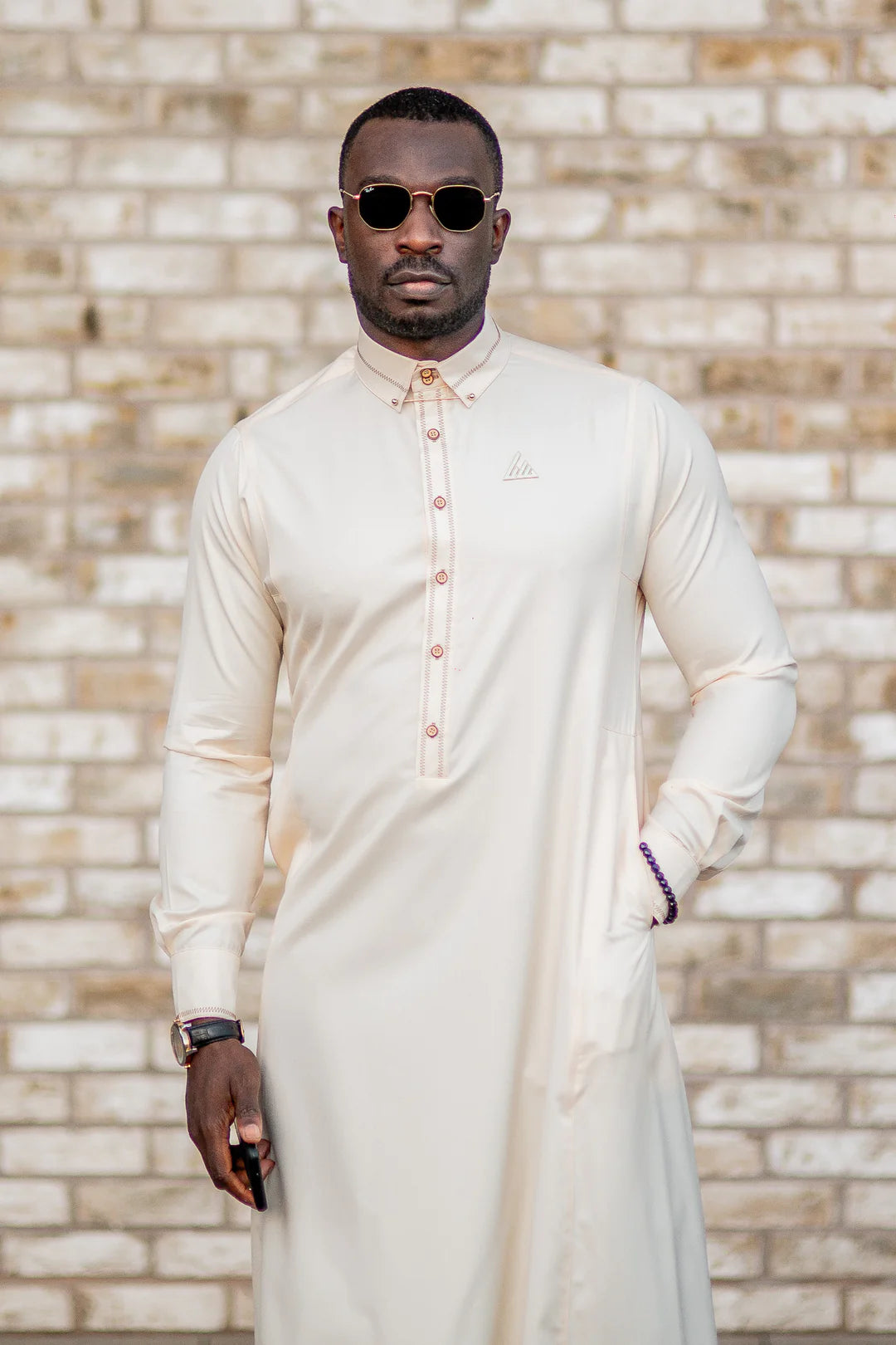 Mens Thobe AL AMEER - Buttercream