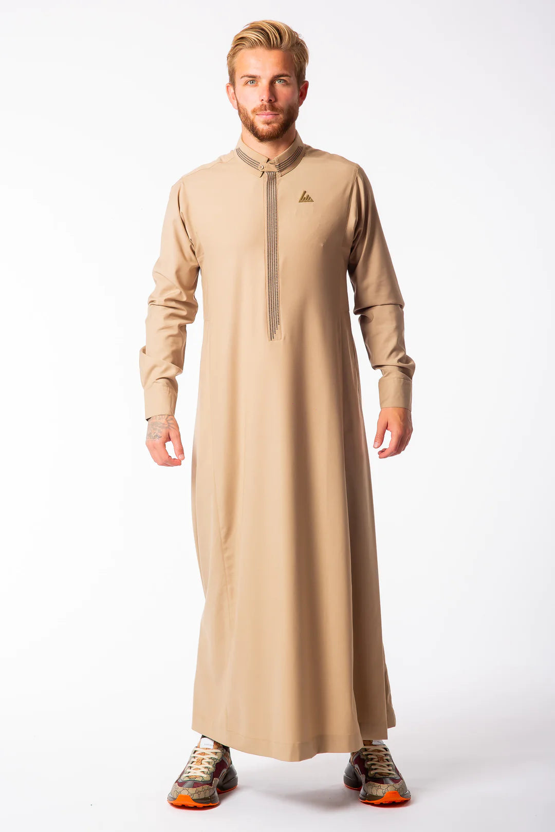 Mens Thobe AL AMEER - Tan Brown