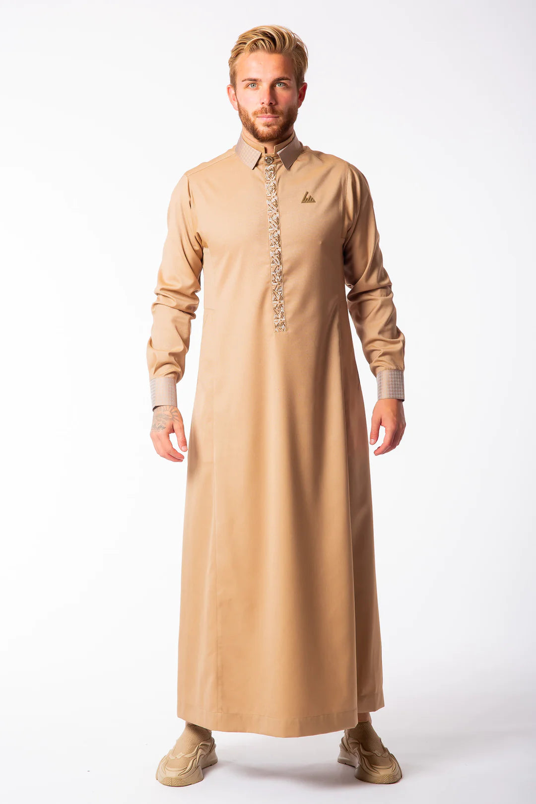 Mens Thobe AL AMEER - Caramel Brown