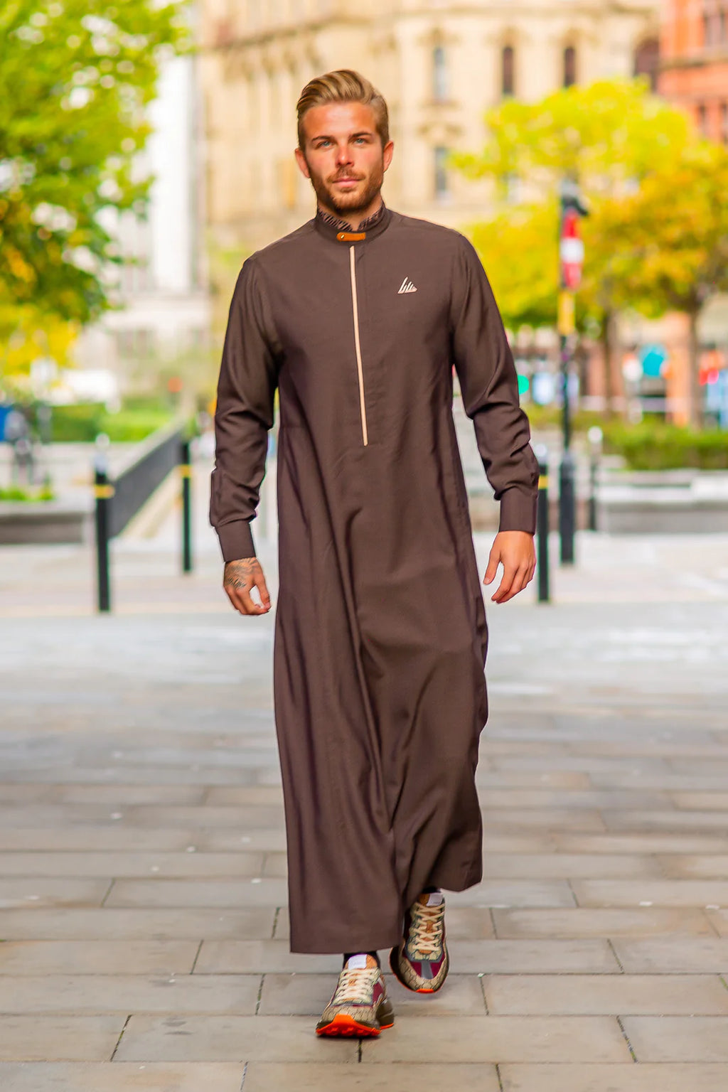 Mens Thobe AL AMEER - Dark Brown