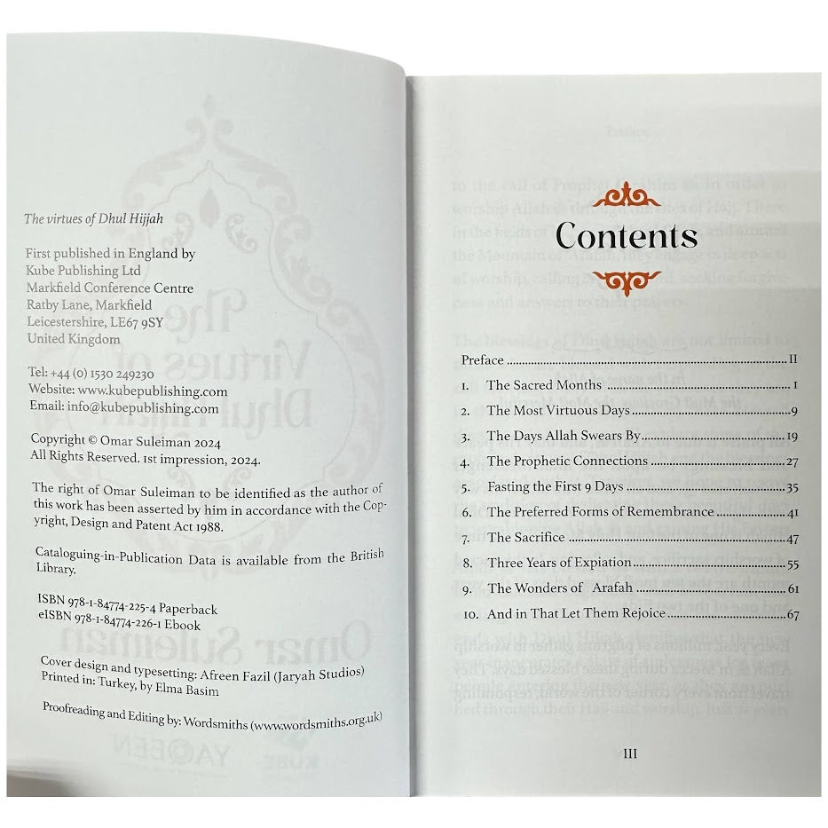 The Virtues of Dhul Hijjah - Omar Suleiman