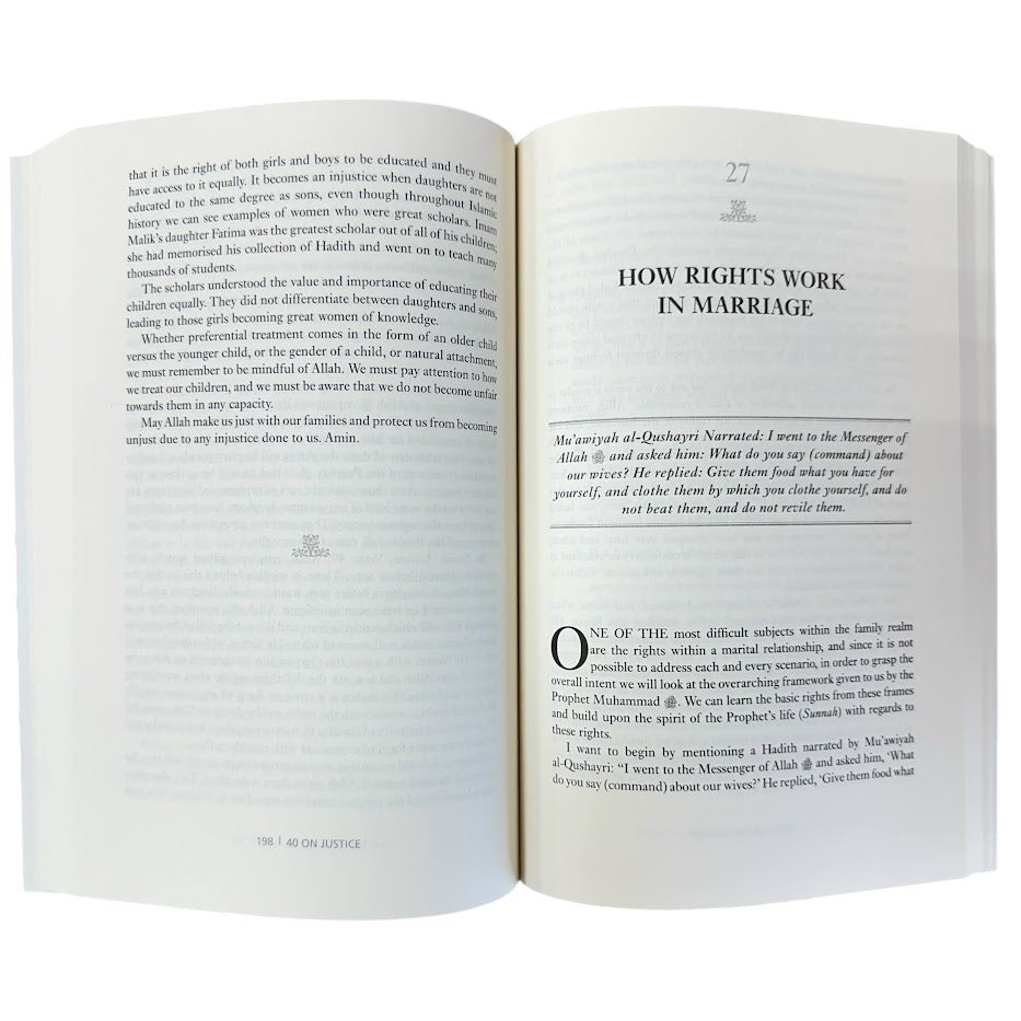 40 on Justice (The Prophetic Voice on Social Reform) by Imam Omar Suleiman