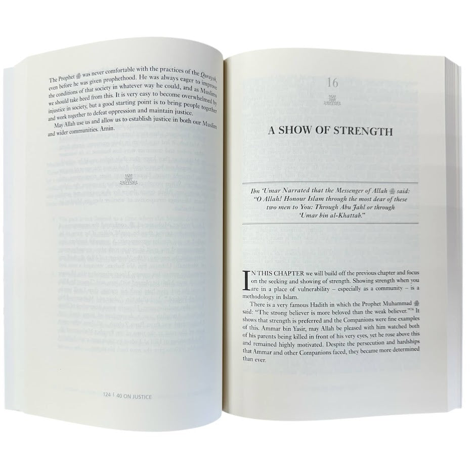 40 on Justice (The Prophetic Voice on Social Reform) by Imam Omar Suleiman