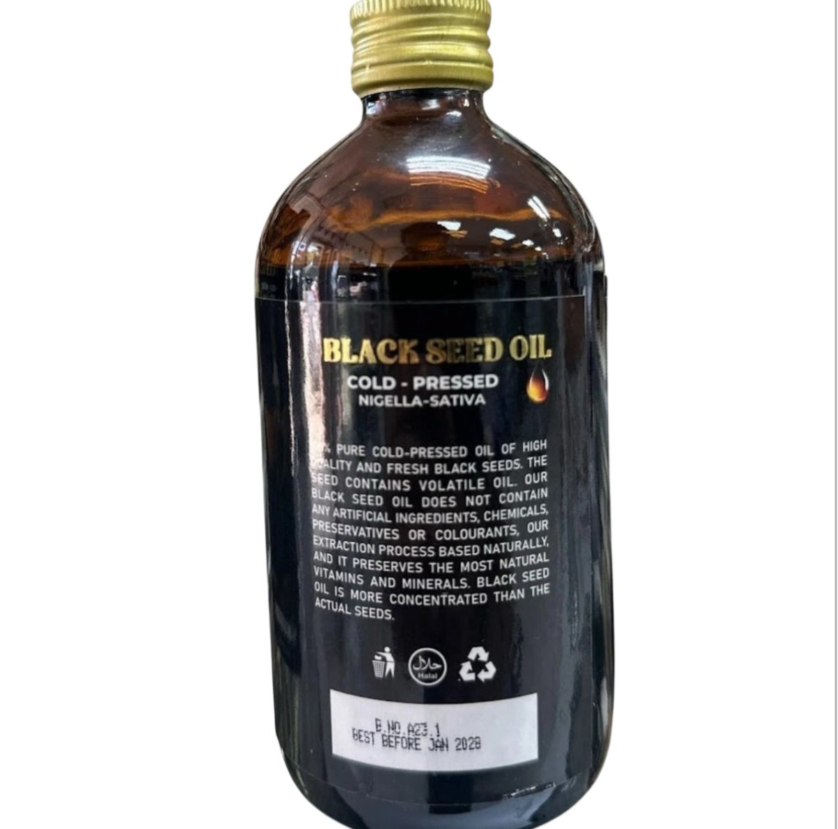 Cold Pressed Black Seed Oil 100% Pure Natural Nigella Sativa 230mL (7.77fl oz) - Barakah Shops