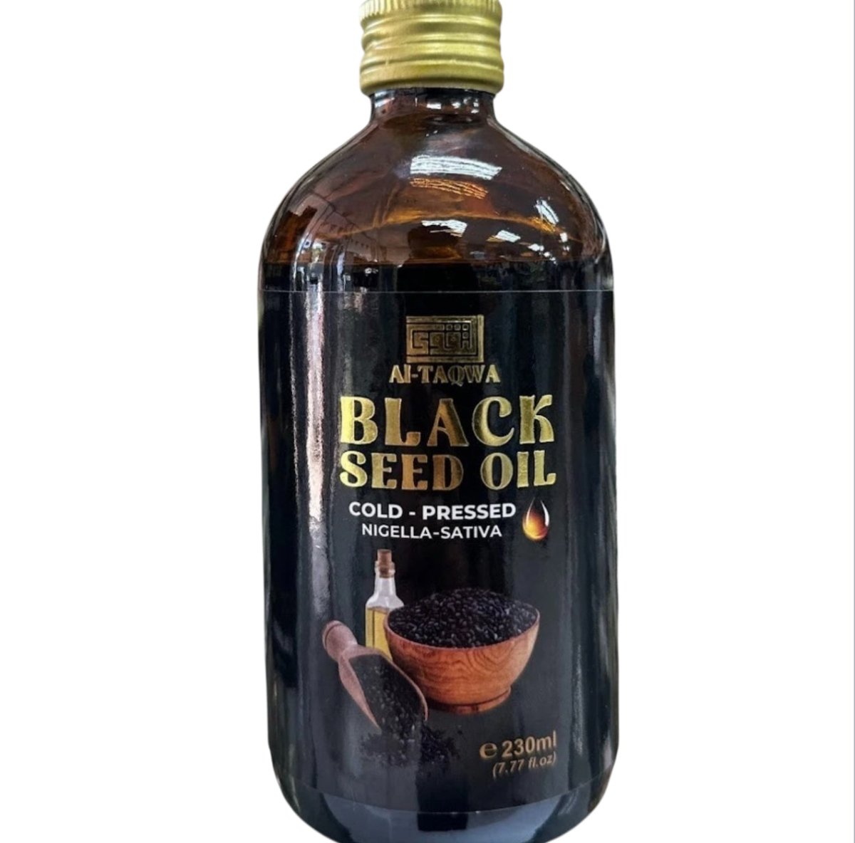 Cold Pressed Black Seed Oil 100% Pure Natural Nigella Sativa 230mL (7.77fl oz) - Barakah Shops