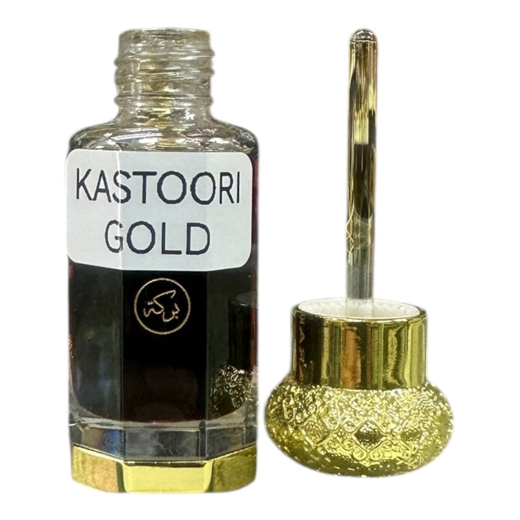 Kastoori Gold - 12ml Concentrated Attar Perfume Oil Long Lasting Alcohol Free - Barakah Shops