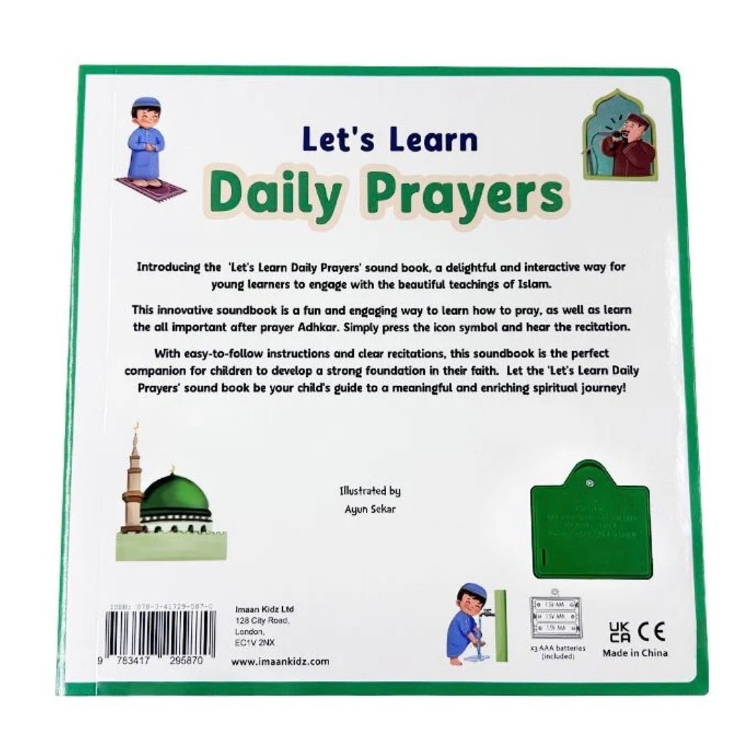 Let’s Learn Daily Prayers Sound Book - Barakah Shops