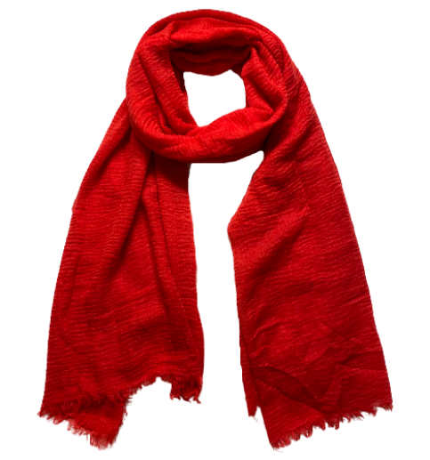 Cotton Crinkle - Red