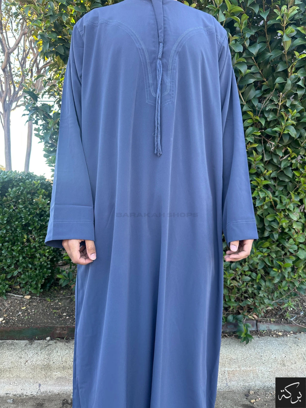 IKAF Men's Omani Thobe - Midnight Blue