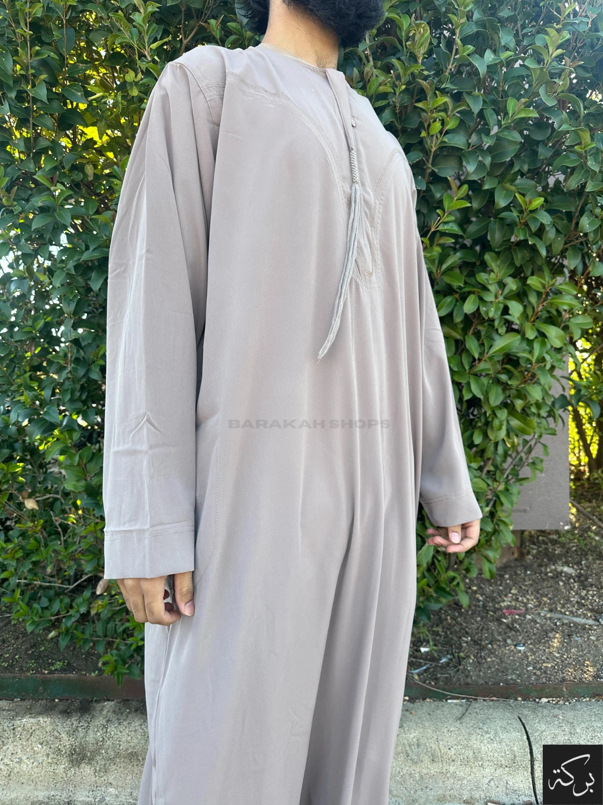 IKAF Men's Omani Thobe - Mocha