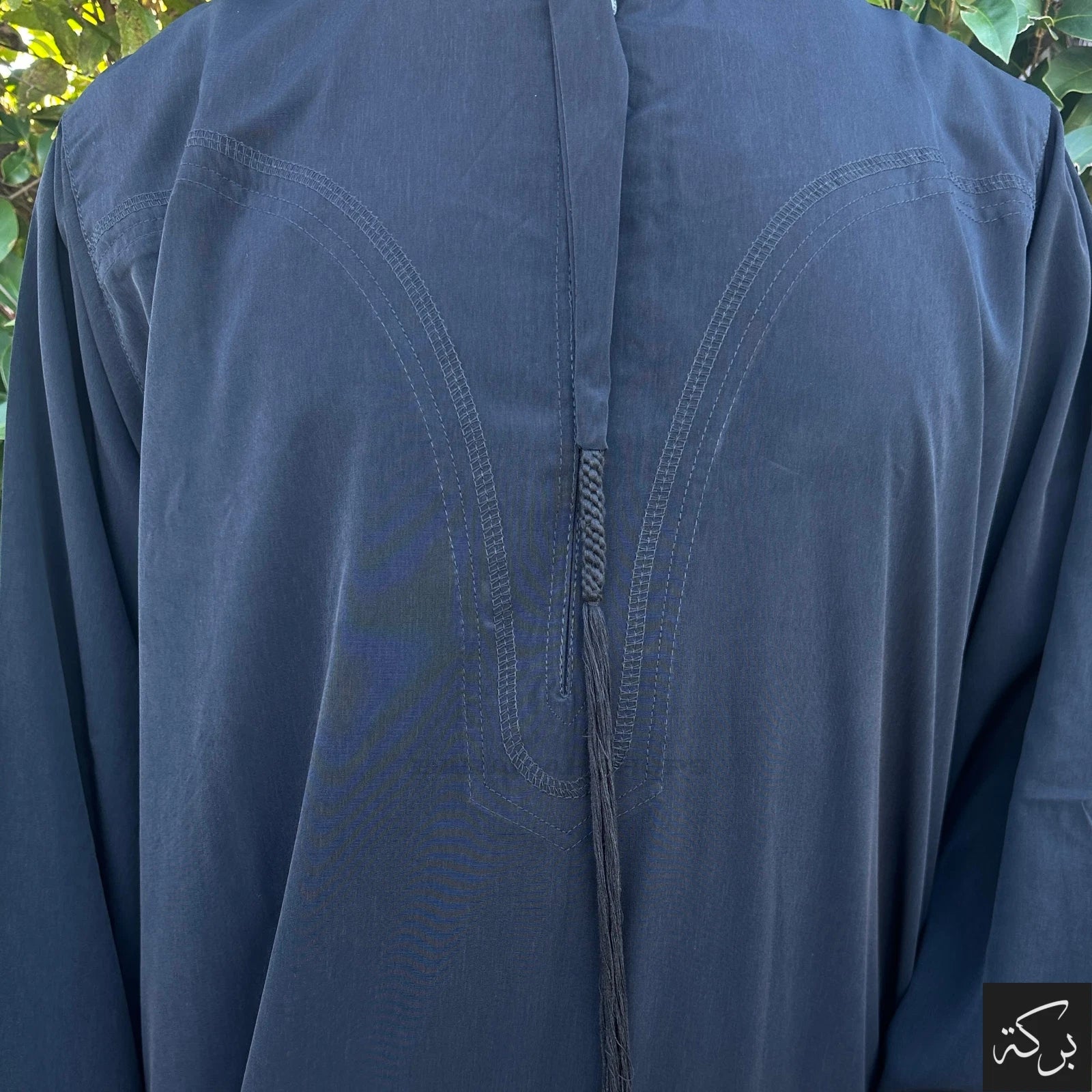 IKAF Men's Omani Thobe - Jet Black