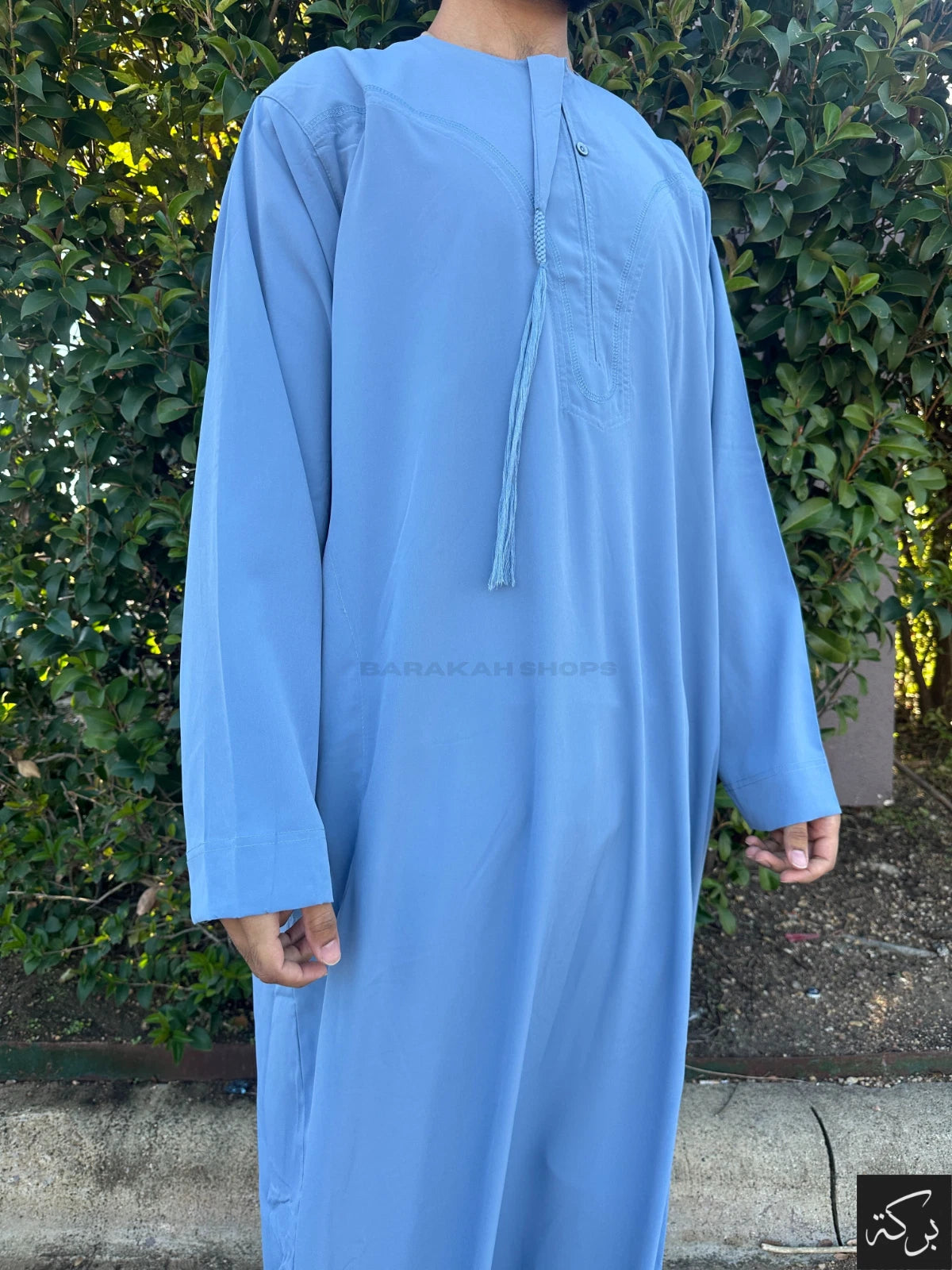 IKAF Men's Omani Thobe - Sky Blue