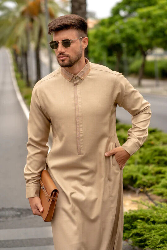 Mens Thobe AL AMEER - Beige