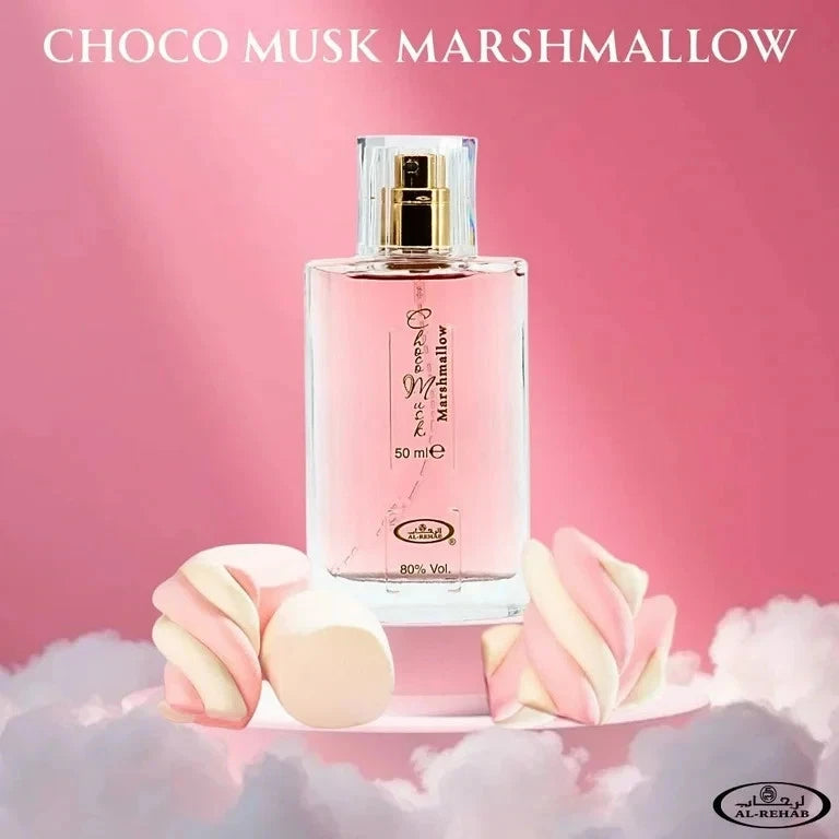 Al Rehab Choco Musk Marshmallow & Pistachio EDP Sprays 50ml (1.65 oz)