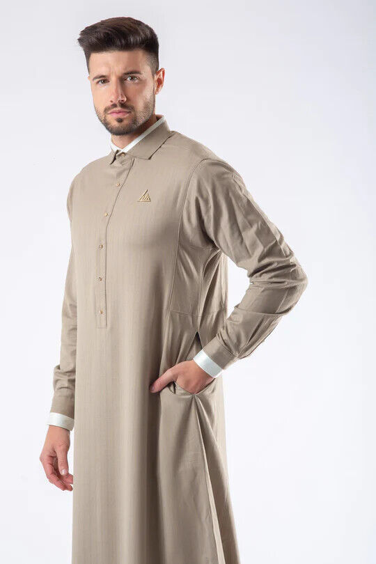 Mens Thobe AL AMEER - Beige
