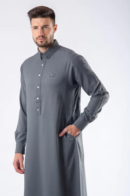 Mens Thobe AL AMEER - Gray